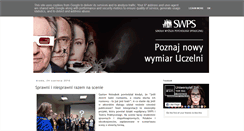 Desktop Screenshot of blog.swps.pl