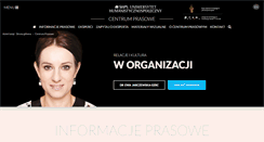 Desktop Screenshot of centrumprasowe.swps.pl